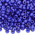1000Pcs Pony Beads Bracelet 9mm Bronze Blue Plastic Barrel Pony Beads by Auvoua