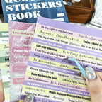 PRSTINCOL 2346PCS Quote Stickers, 48 Sheets Scrapbook Supplies Kit Word Stickers - Image 3