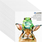 150 Sheets 100% Cotton Watercolor Paper Bulk -140LB/300GSM Art Paper-9 x 12 - Image 9