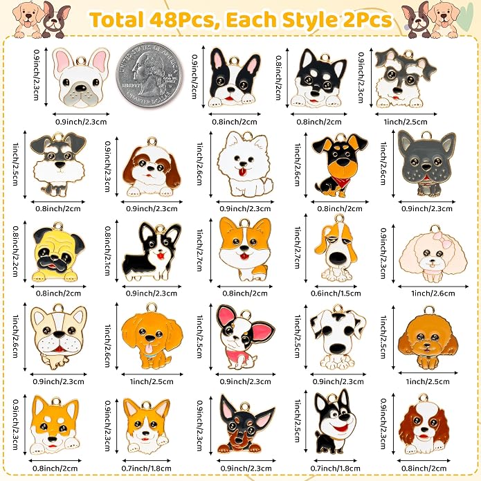 Dog Charms Pendants - Image 2
