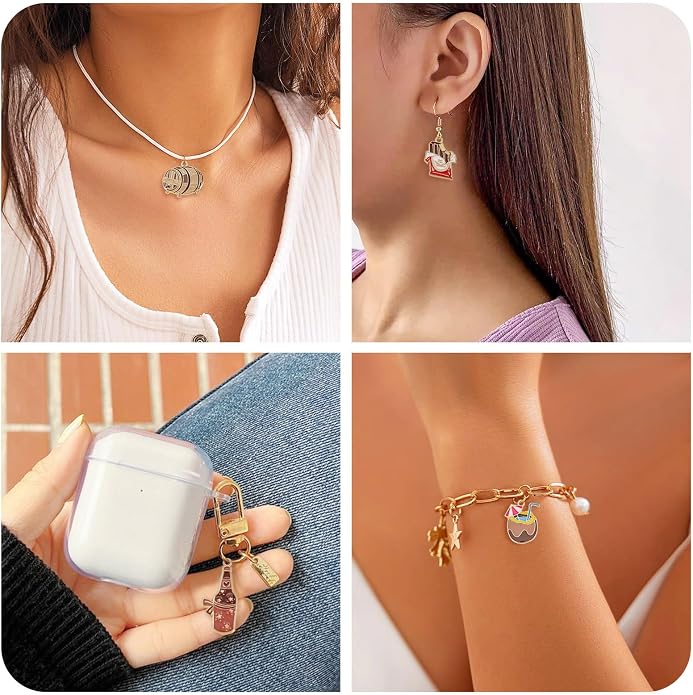 Enamel Food Charms Cute Assorted Food Pendants Sweet Dessert Charms - Image 7