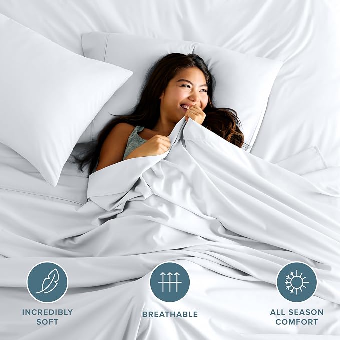 Bare Home King Flat Sheet - Image 3