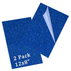 Glitter Acrylic Sheets, 2 Pack | 1/8 in Thick, 3mm Cast Sparkly Sheets by FaeliKnise-BringFairytoLife