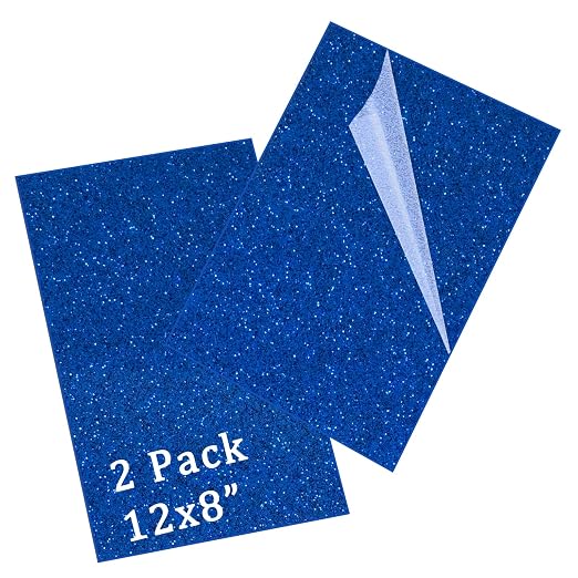 Glitter Acrylic Sheets, 2 Pack | 1/8 in Thick, 3mm Cast Sparkly Sheets by FaeliKnise-BringFairytoLife