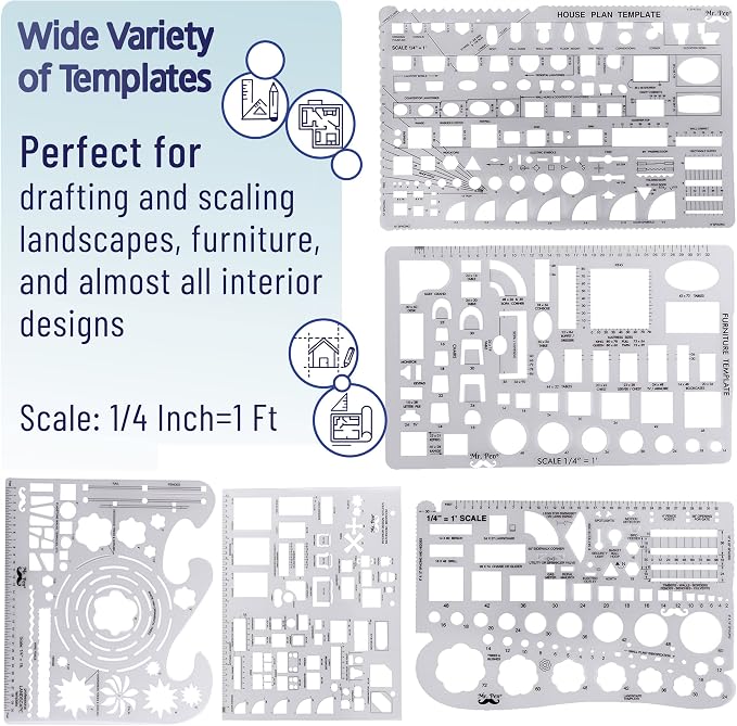 Mr. Pen- Professional Drafting Tools & Geometry Set - Image 4