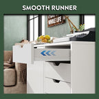 DEVAISE 5-Drawer Wood Drawer Cabinet, Office Storage Cabinet - Image 6