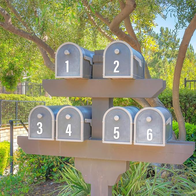Letter Stickers, Mailbox Numbers, 4 Inch Waterproof Vinyl Alphabet | 4 Inch - Image 7