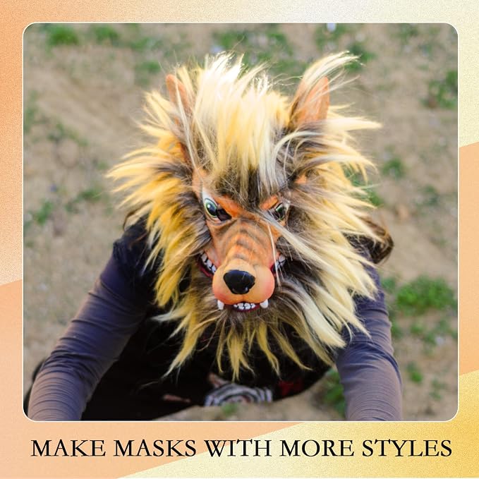 Seenelling DIY Therian Mask Kit Blank Cat Mask - Image 5