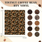 Tintnut Coffee Bean Heat Transfer Vinyl, stretch washable, works - Image 3