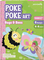 jackinthebox Poke Poke Art – Bugs Theme, Mess-Free Fabric Art and Craft by JackInTheBox