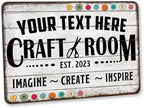 Personalized Craft Room Sign Custom Sign Art Room Décor by ChicoCreekSigns