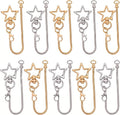 10PCS Beadable Keychain Bars Mixed Color Chain Keychains Key Chain Making Kit by PIPITREE