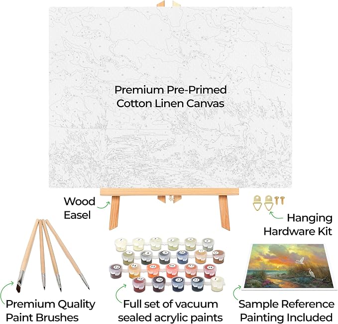Ledgebay DIY Paint by Numbers Kit - Image 2