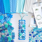 Winlyn 24 Sets Christmas Craft Kits Winter Crafts DIY 3D Christmas Snowflake - Image 2