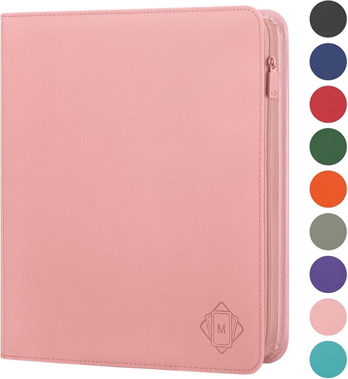 Premium Card Binder 12 Pocket for 720 Pockets Trading Card Binder, PU Zipper - Image 2