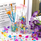 Syhood 570 Pcs 5 Sizes Multicolor Fake Acrylic Gems Crushed Ice Rocks Plastic - Image 6