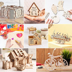 55 Pack Basswood Sheets for Crafts, Wood Burning, Architectural Models - Image 7