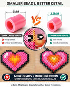 Fuse Beads Kit-120 Colors 62000 2.6mm-Easy DIY, Built-in Iron | DIY Crafts - Image 4
