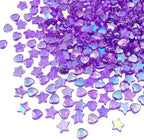 600 PCS Acrylic Heart Star Shape Clear AB Colors Assortment Flat Bead-in-Bead by Jmassyang
