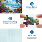 Jigsaw Puzzles for Adults 500 Pieces, Interlock Perfectly Letter on Back No Dust - Image 4