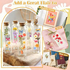 318 PCS Pressed Flowers Butterfly Stickers - Image 5