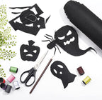 BENECREAT 10FT 15.75 Inch Wide Black Felt Roll Craft Felt Nonwoven Fabric - Image 5