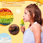 Popsicle Mold Set 4 Pieces Homemade Silicone Popsicle Maker Easy Release Ice - Image 3