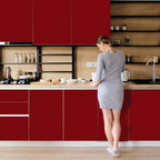 TECKWRAP Permanent Adhesive Vinyl 12" x 10ft, Matte Wine Red - Image 6