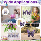 Butterfly Gifts for Women Colorful Acrylic Butterfly Suncatcher Ornament Faux - Image 6