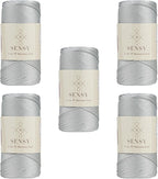 5 Skeins of Sensy Premium 2mm 251 Yards Polyester Rope 100% Polypropylene Cord by SSENSY