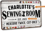 Personalized Sewing Room Sign Art Room Décor - Image 2