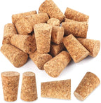 Wine Corks, Natural Soft Wood Wine Bottle Corks, Leakproof Tapered Corks by Svalor