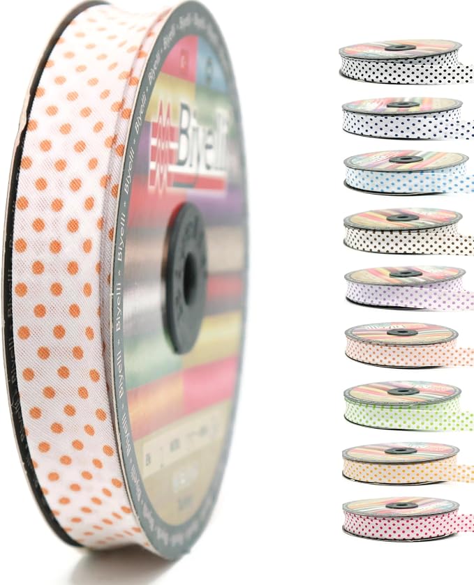 Cotton Fold Bias Binding Tape by Biyelli