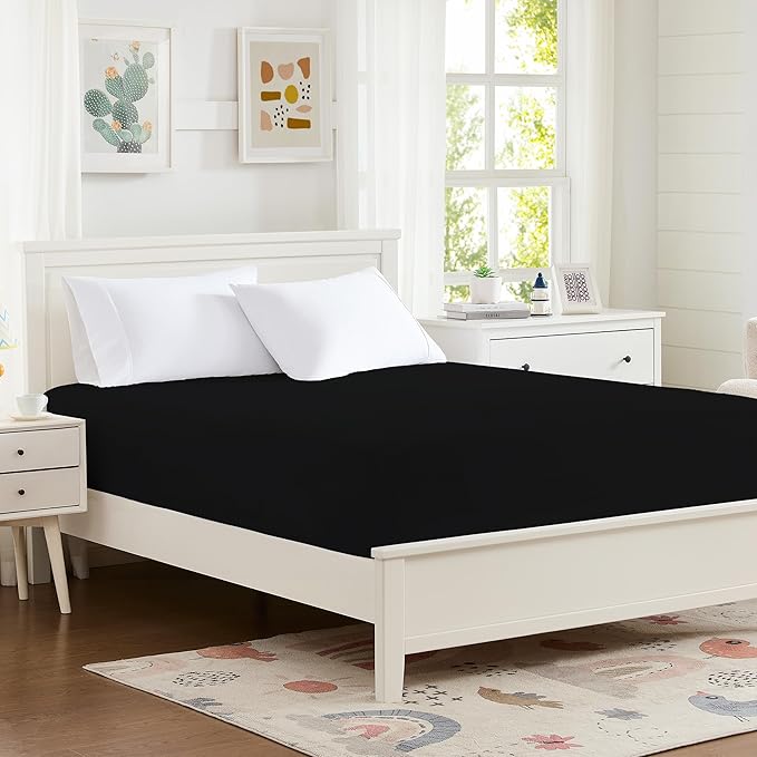 Hotella 100% Microfiber Full Size Fitted Sheet Only, Machine Washable and by Hotella