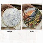 Hzkokon 2 Pack Embroidery Kit for Beginners Adults Cross Stitch Kits Hand - Image 2