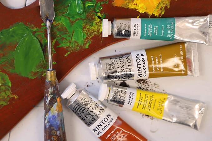 Winsor & Newton Winton Oil Color Paint, Studio Set, 10 x 37ml Tubes, 12 Piece - Image 5