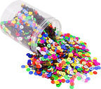 Mandala Crafts 6mm Flat Round Rainbow Sequins by MandalaCrafts