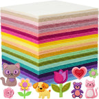 Tegeme 100 Pcs 8 x 12 Inches Felt Fabric Sheet by Tegeme