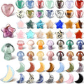 Nuenen 60 Pieces 20 * 20 * 6 mm Crystal Mushroom Sculpture Heart Shaped Moon by Nuenen