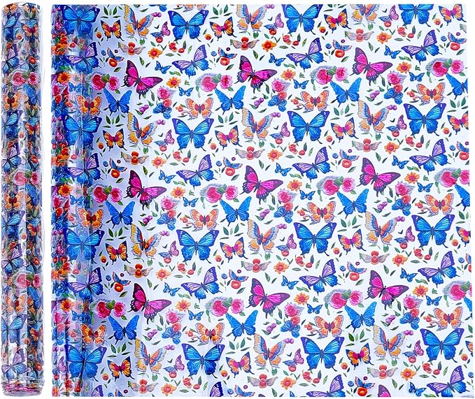 Printed TPU Jelly Faux Leather Roll, 11.8 x 47.2 Inch Transparent Clear Jelly by letsinstyle