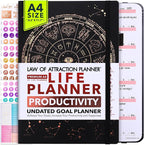 Life Planner - Undated Weekly & Monthly Planner, 12-Month Journey to Increase by FreedomMastery