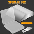 Jetmore 100 Pack Hobby Blades #24 Craft Knife Blades Refill Hobby Knife - Image 4