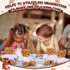 40 Pcs Make Your Own Stuffed Animal Bear Kit DIY 2026 Graduation Plush Gift 10 - Image 4