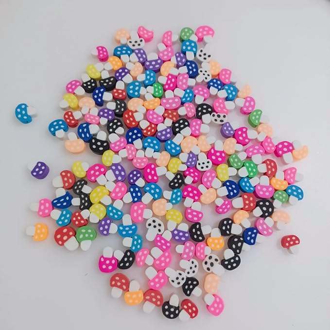 100pcs Mixed Polymer Clay Spacer Beads - Image 5