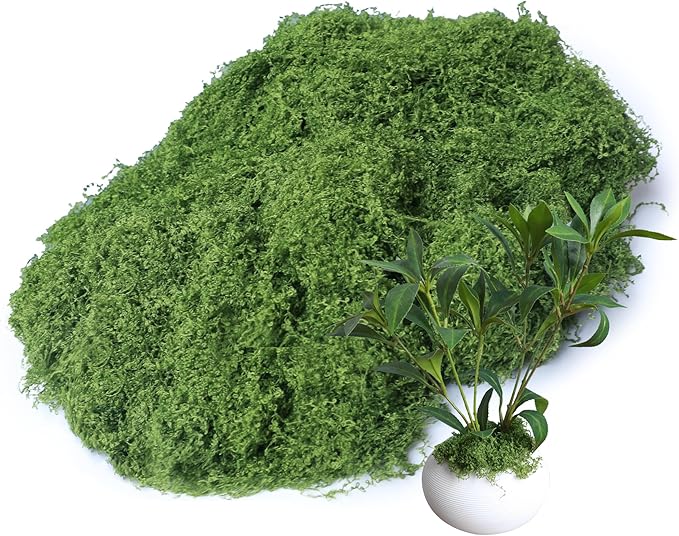 12.7oz Fake Moss Green Moss Faux Plant Artificial Floral Greenery by Forlaoers