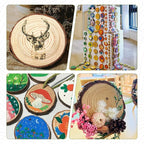 FSWCCK 30 Pack Nature Unfinished Wood Slices, 3.5-4 Inches Round Wooden Circle - Image 4