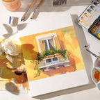 Watercolor Paper Block 9x12 Inch, Fuumuui 100% Cotton Paper Pad, 22 Sheets - Image 7