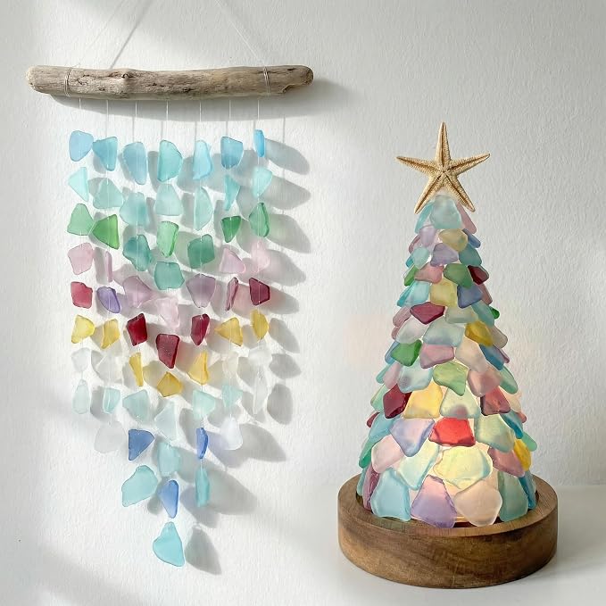 Jetec Sea Glass for Crafts Pieces Decor Flat Frosted Sea Glass Vase Filler - Image 4