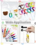 FIVEIZERO 160PCS 15mm Round Silicone Beads, Wear-resistant, Easy-clean - Image 5