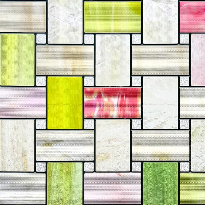 3D Stained Glass Window Film, Decorative Window Privacy Film - Image 2